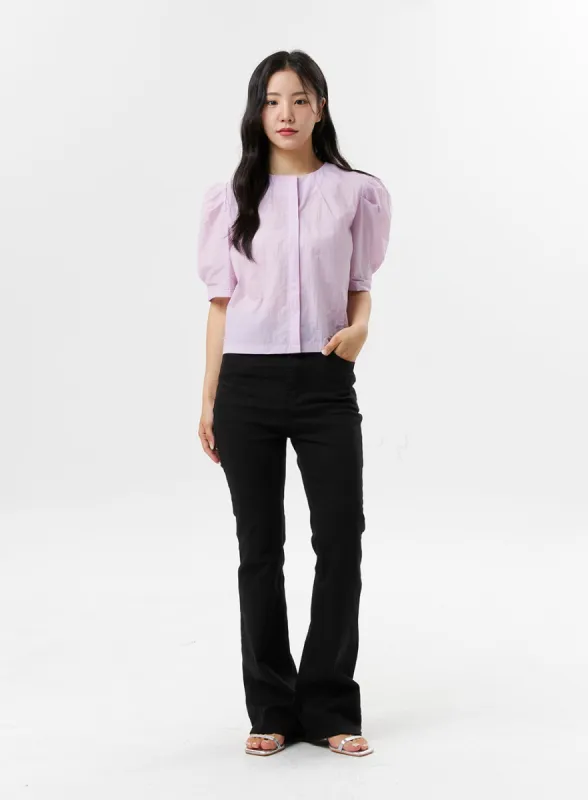 Bootcut Cotton Pants OL324 sold by Lewkin
