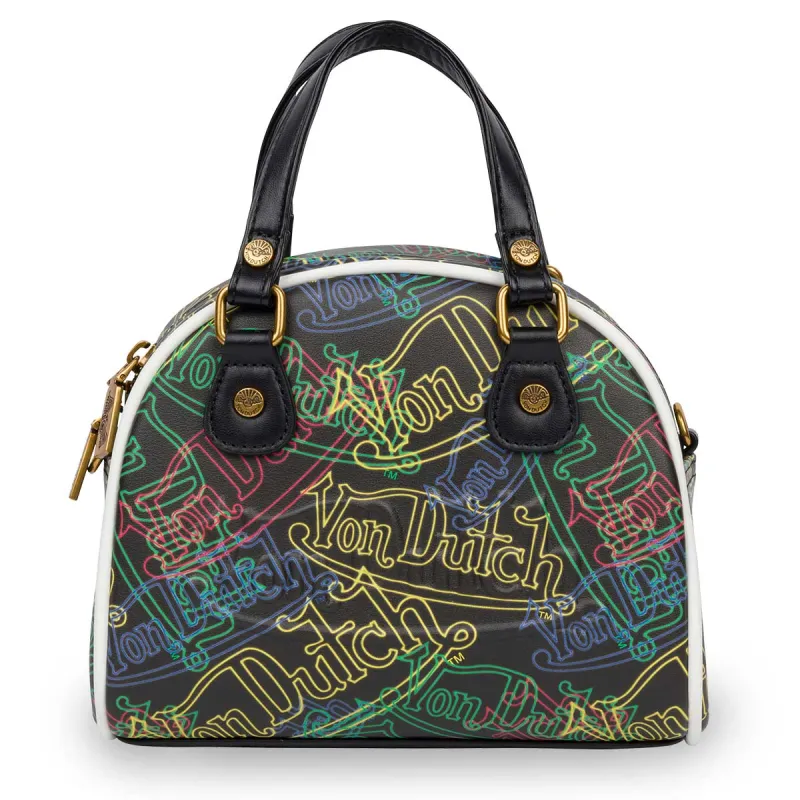 Von Dutch Neon Multi-Logo Bowling Bag sold by Von Dutch