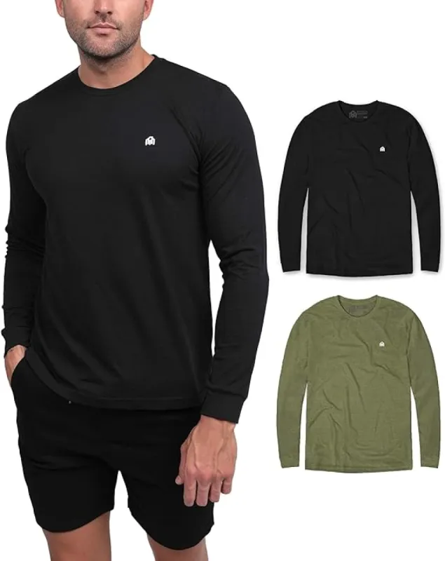 Long Sleeve Tee 2-Pack - Branded sold by INTO THE AM