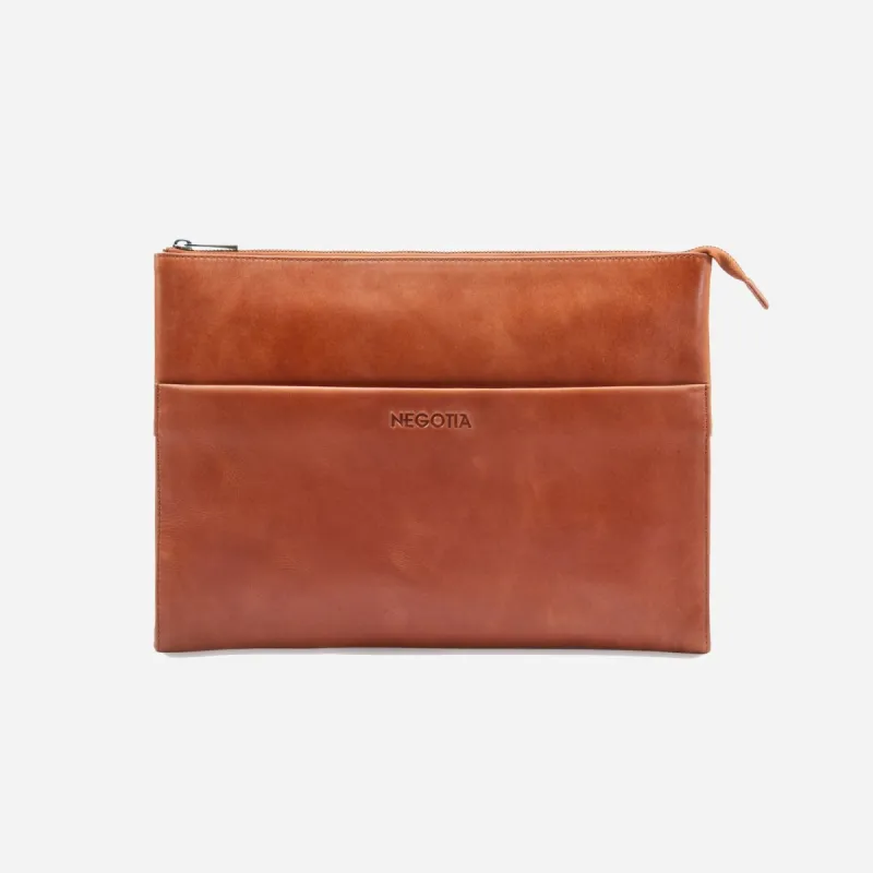 Alpha | Laptop Folio 14'' Bruin sold by Negotia Leather