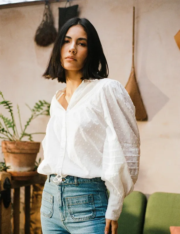 White Morgan Top sold by Nobody's Child