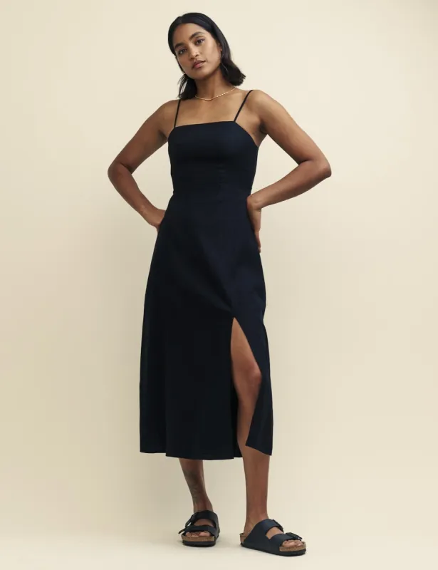 Black Maddy Midi Dress sold by Nobody's Child