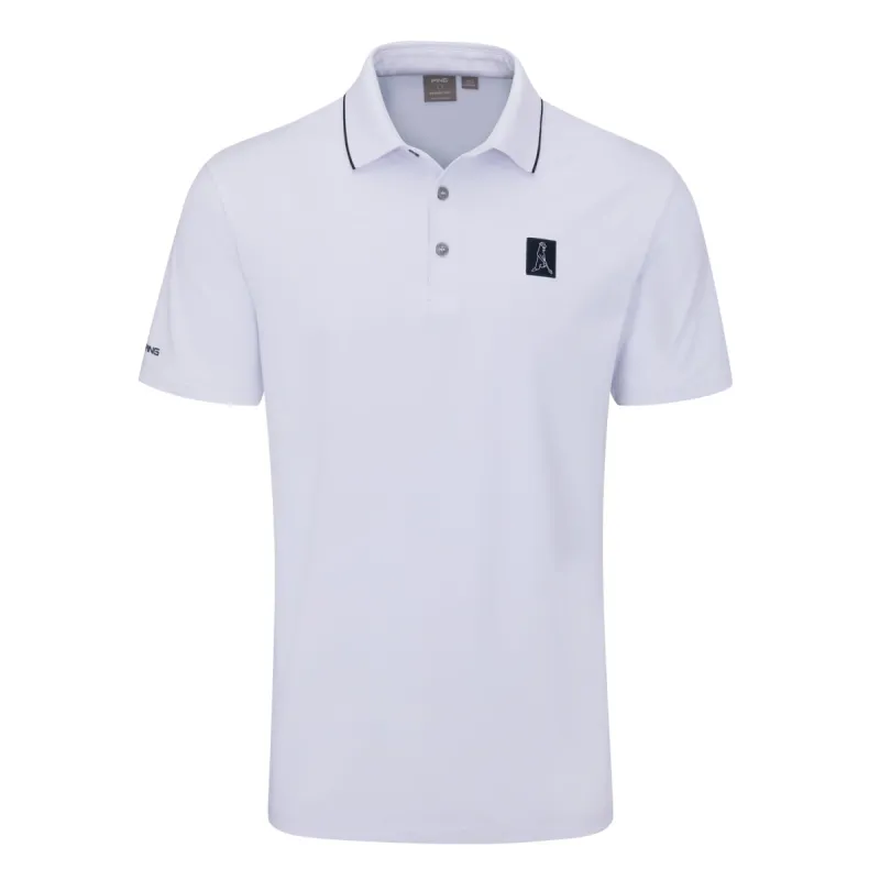 Ping Mr. Ping II Golf Polo Shirt - White sold by Original Green