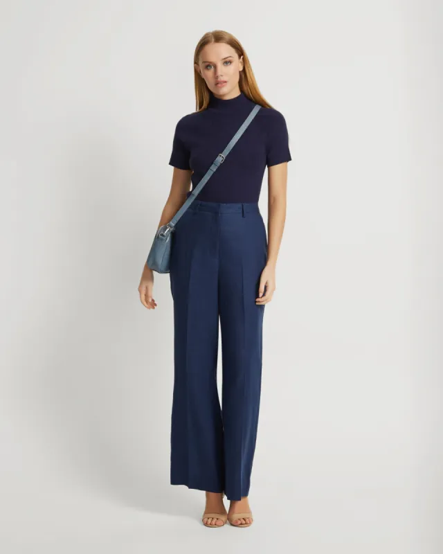 Dawn Short Sleeve Knit Top sold by Oxford Shop
