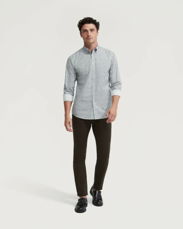 Uxbridge Printed Cotton Shirt sold by Oxford Shop