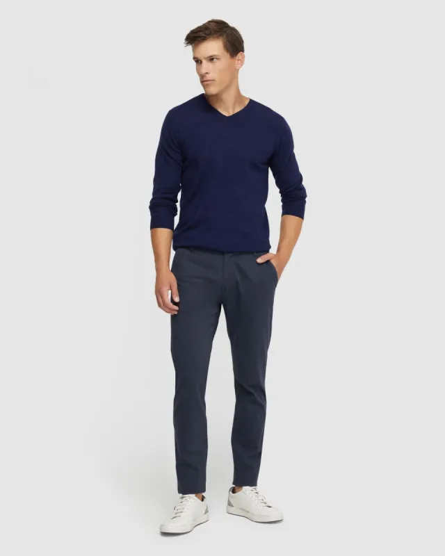 V-Neck Pure Merino Wool Knit sold by Oxford Shop
