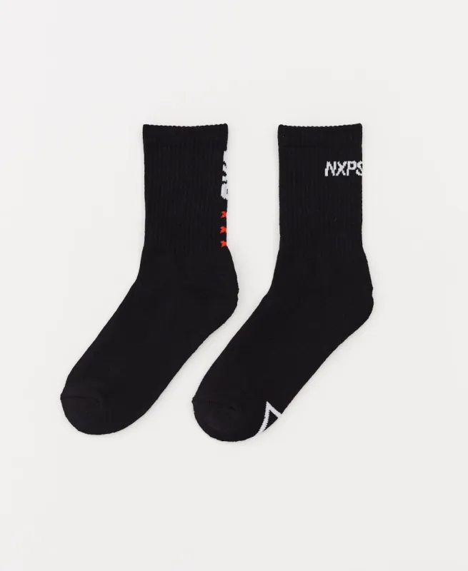 Darkness 2 Pack Socks Black sold by Neverland