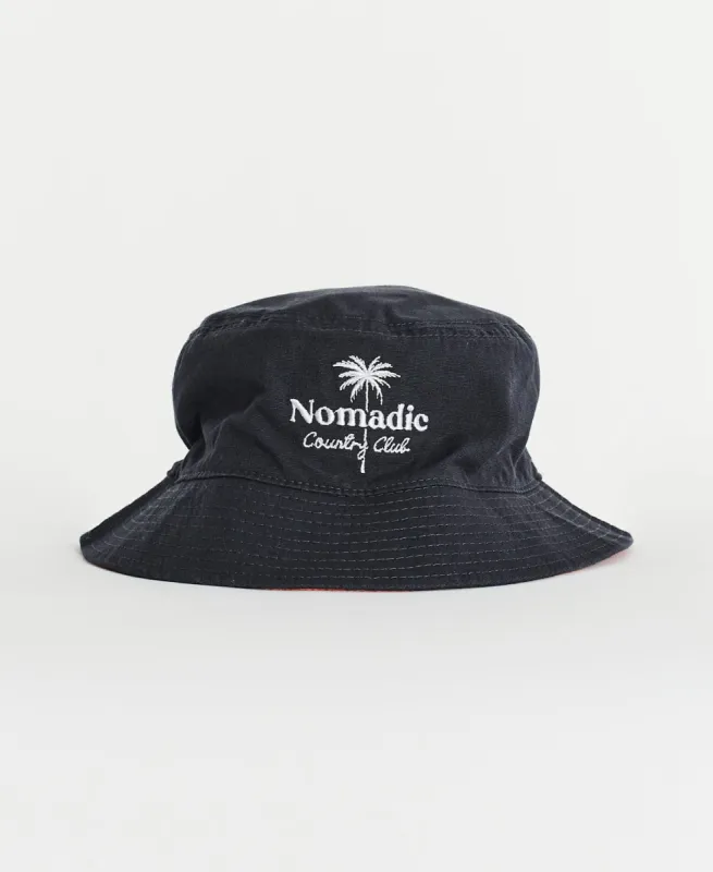 Country Club Reversible Bucket Hat Black/Green sold by Neverland