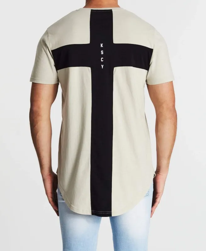 Lithium Dual Curved T-Shirt Pigment Stone sold by Neverland