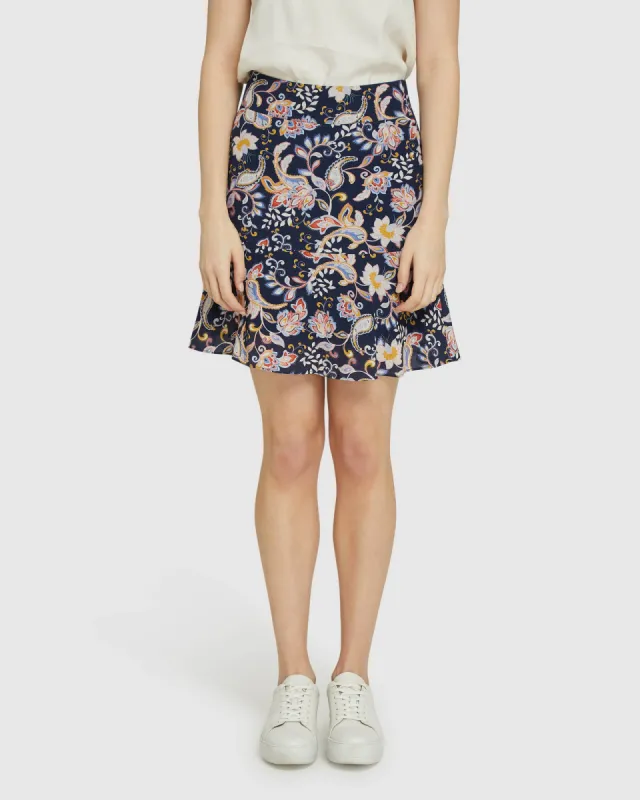 Sabrina Floral Flip Skirt sold by Oxford Shop