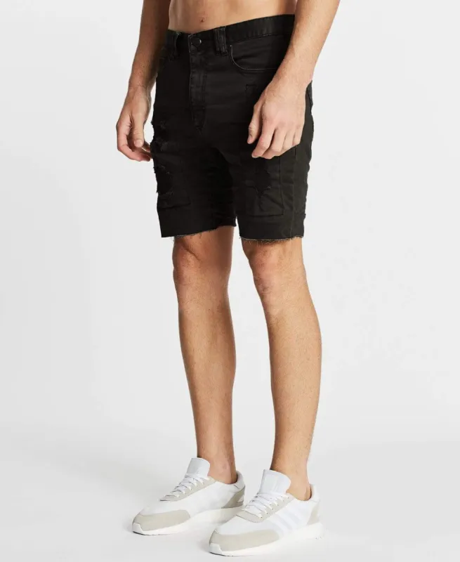 Apocalypse Denim Short Black sold by Neverland