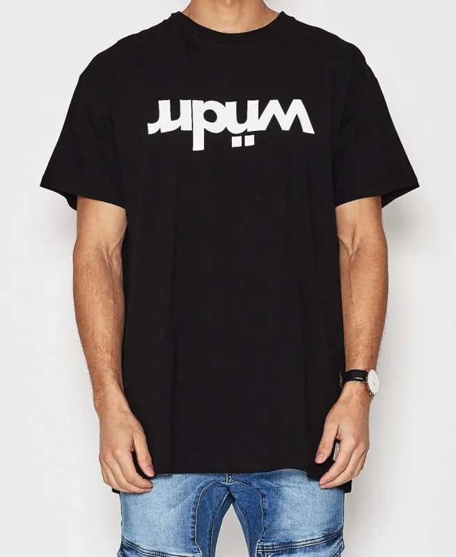Overturned Custom Fit T-Shirt Black sold by Neverland