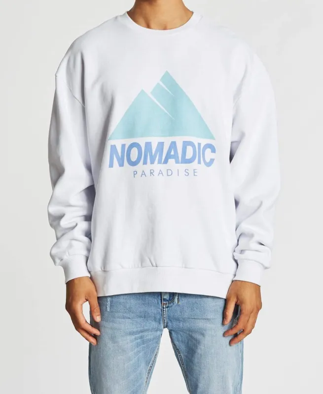 Great Northern Relaxed Fit Jumper White sold by Neverland