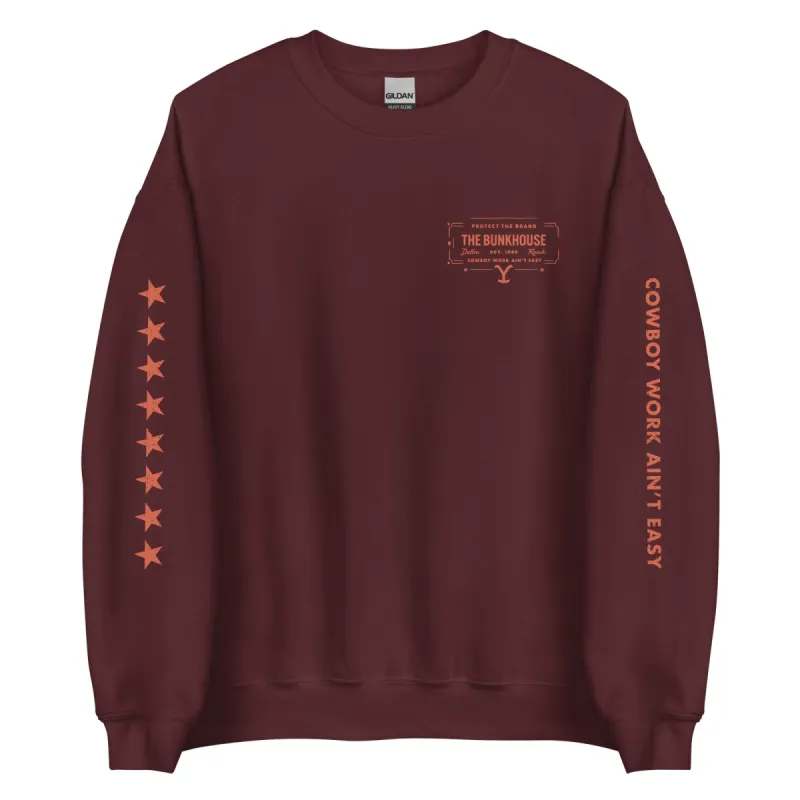 Yellowstone Bunkhouse Ocean Adult Crewneck sold by Paramount Shop