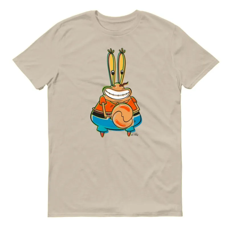 Mr. Krabs Greedy Short Sleeve T-Shirt sold by Paramount Shop