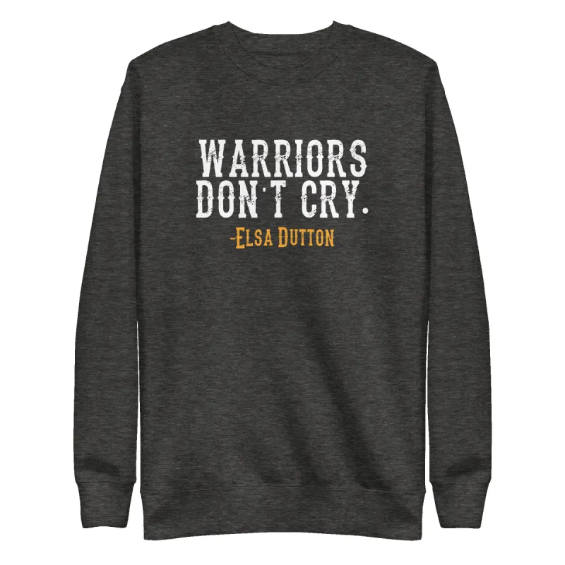 Yellowstone 1883 Warriors Don't Cry Unisex Fleece Pullover sold by Paramount Shop