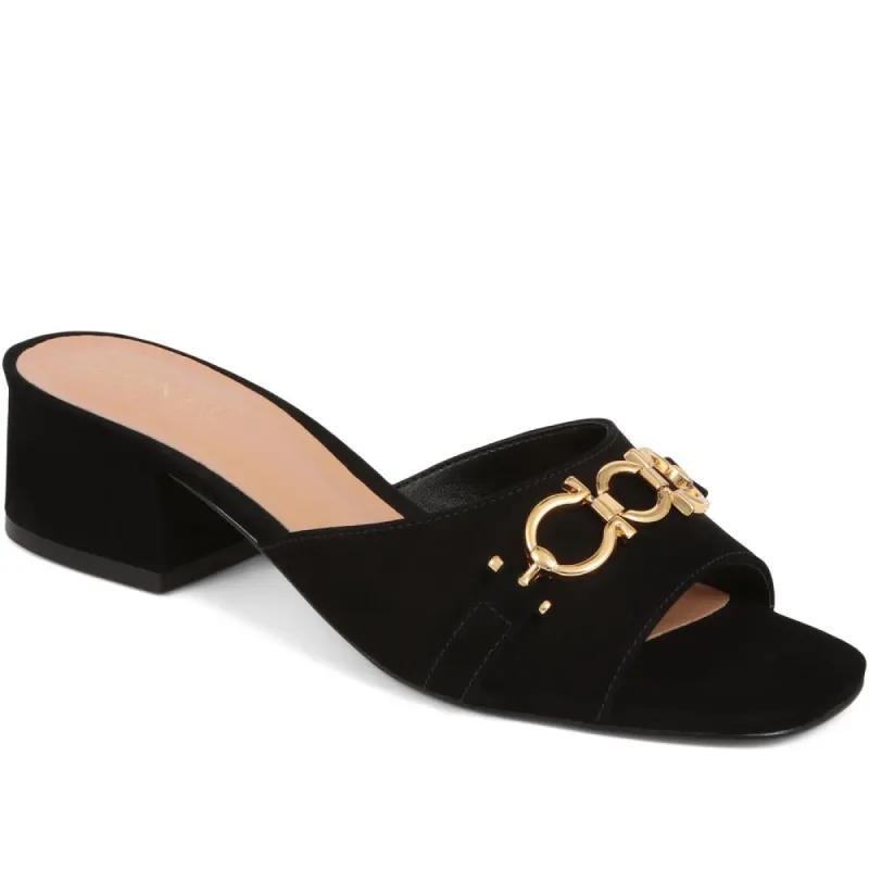 Ivie Leather Mule Sandals  - IVIE / 325 224 sold by Shoe-Shop