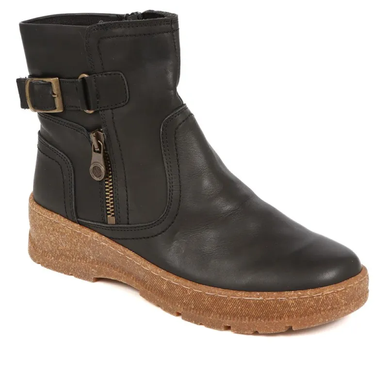 Loretta Leather Ankle Boots - HAK38017 / 324 225 sold by Shoe-Shop