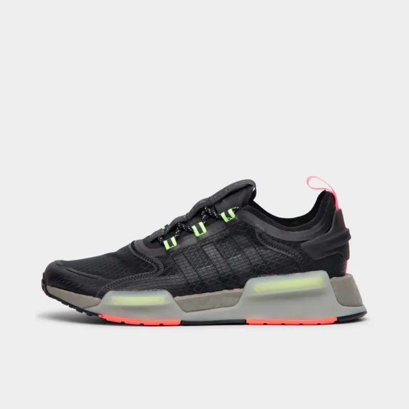 adidas Originals NMD R1 V3 Core Black / Core Black - Signal Green sold by JD Sports