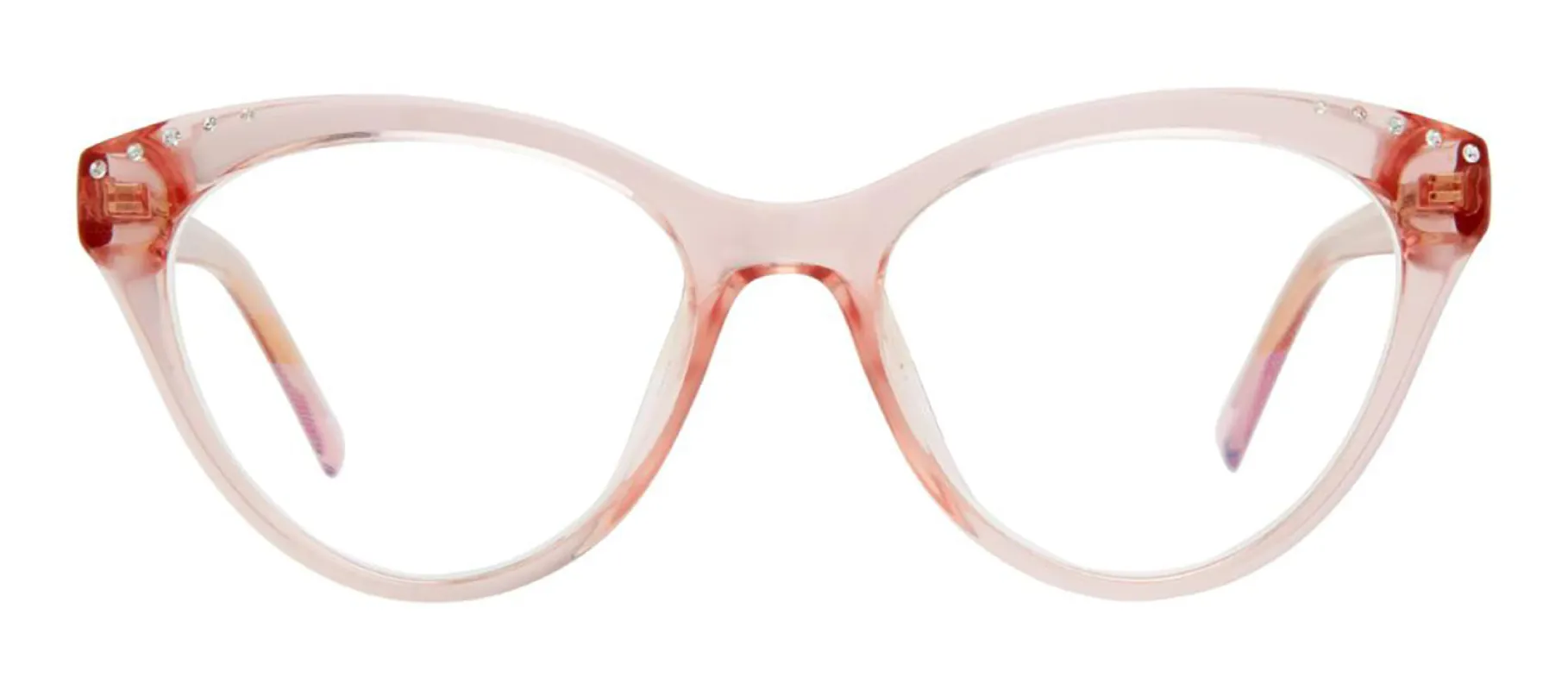 Kate Spade KS Xara/BB 35J Cat-Eye Plastic Pink Reading Glasses with Clear Blue Block Lens sold by Gaffos