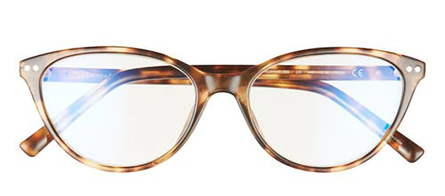 Kate Spade KS Roanne/BB 2IK Cat-Eye Plastic Gold Reading Glasses with Clear Blue Block Lens sold by Gaffos