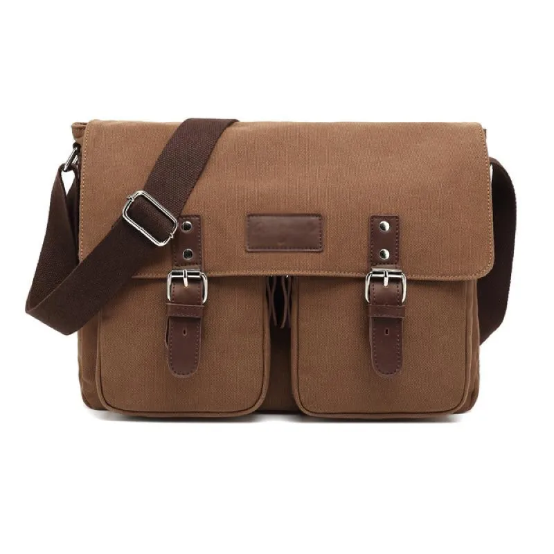 Men's Vintage Canvas Shoulder Bag Crossbody Bag Messenger Bag 18344330X sold by Manly