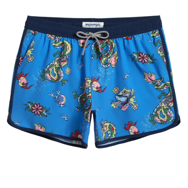 Lucky Fauna II Hydra King Swim Trunks sold by maamgic