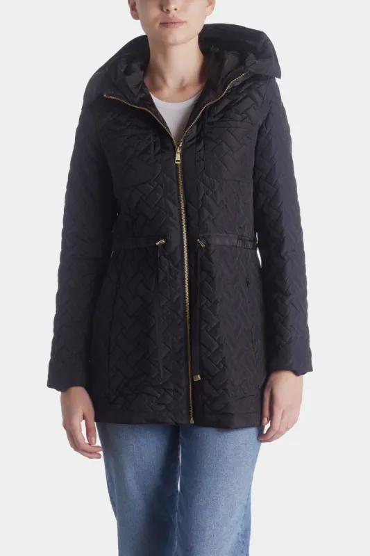 Signature Quilted Zip Front Jacket sold by Lord & Taylor