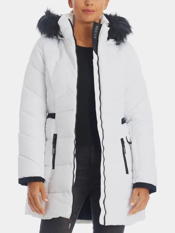 Removable Fur Hood Puffer Jacket sold by Lord & Taylor