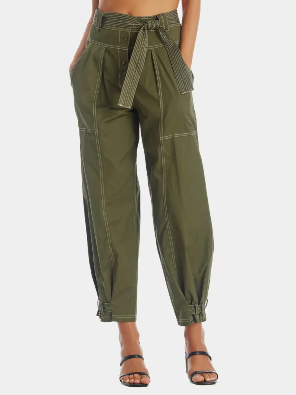 Barnette Contrast Stitch Joggers sold by Lord & Taylor
