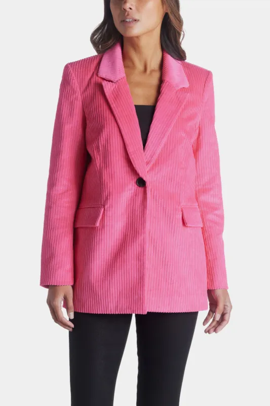 Tatiana Long Sleeve Oversize Corduroy Blazer sold by Lord & Taylor