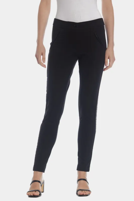 Logo Taped Skinny Pants sold by Lord & Taylor