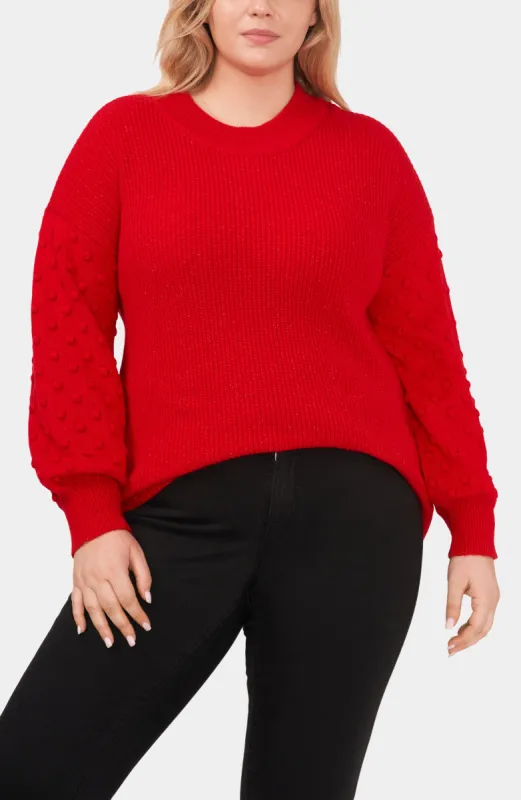 Bobble Sleeve Sweater sold by Lord & Taylor