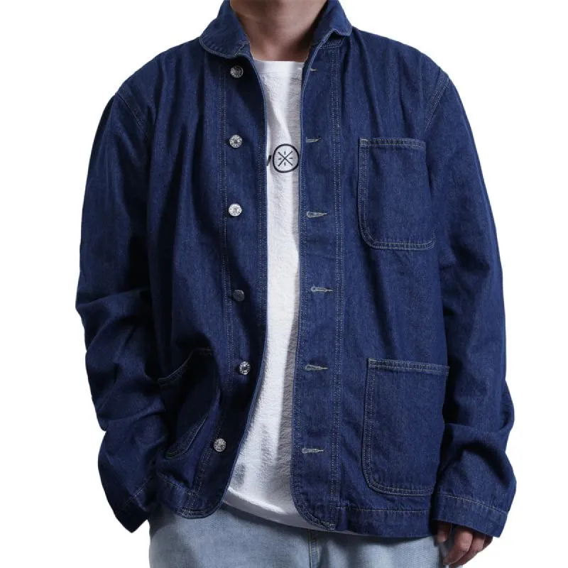 Men's Vintage Denim Multi-Pocket Thin Jacket 68269457Y sold by Manly