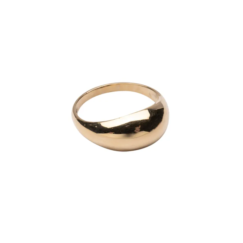 14k Gold Dome Ring sold by RG