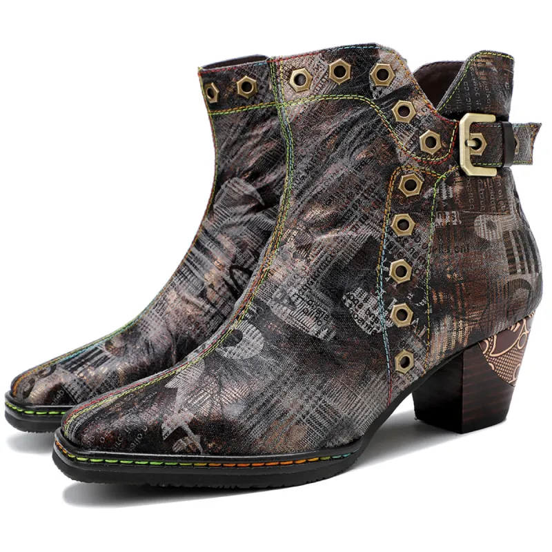 Gothic Hand-made Boots sold by superladystar