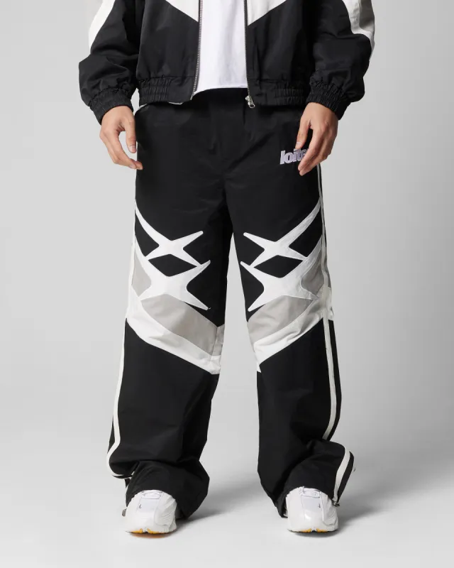 Loiter Hybrid Trackpants Black/Grey sold by Culture Kings