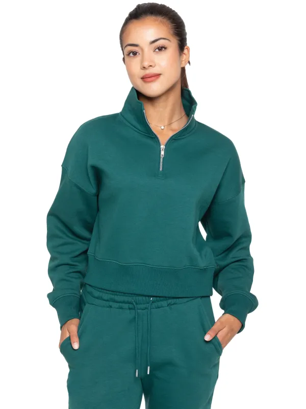 Enzo | Womens Funnel Neck Sweatshirt sold by Raw Denim