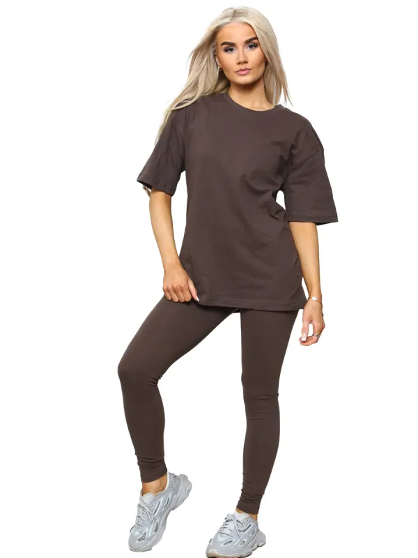 Kruze | Womens Oversized T-Shirt Tracksuit sold by Raw Denim
