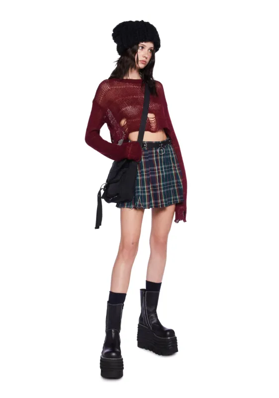Plus Mercury Look The Part Midi Skirt sold by Dolls Kill