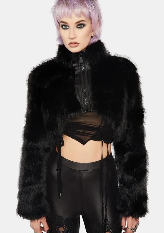 Punk Daily Faux Wool Coat sold by Dolls Kill