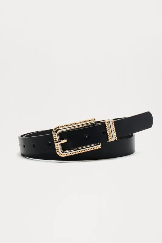 Keep On Walking Belt - Black sold by Fashion Nova