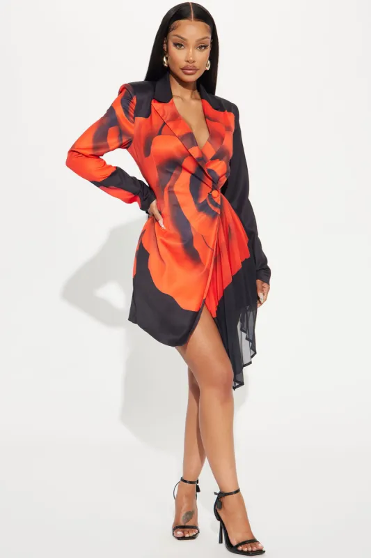 Bloomin' Babe Blazer Mini Dress - Black sold by Fashion Nova