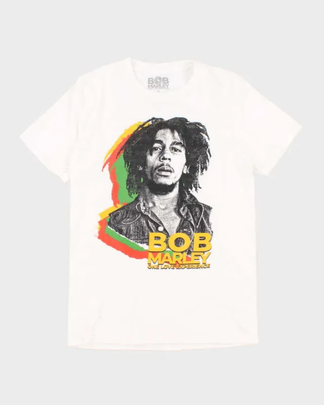 Men's Bob Marley Graphic Print T Shirt - S sold by Rokit