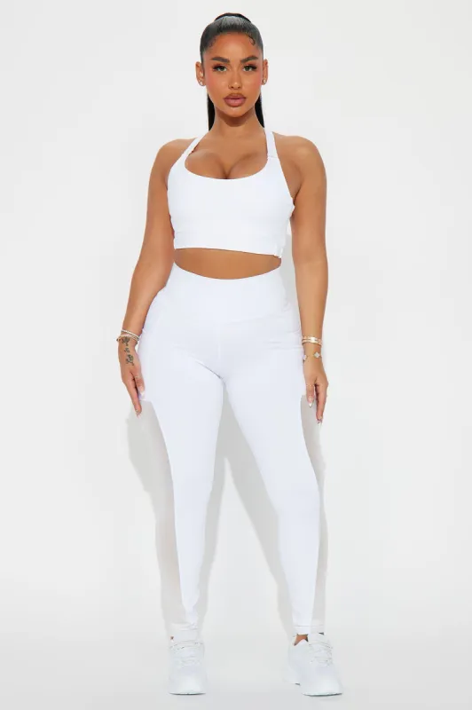 Relay Elevate Active Legging - White sold by Fashion Nova