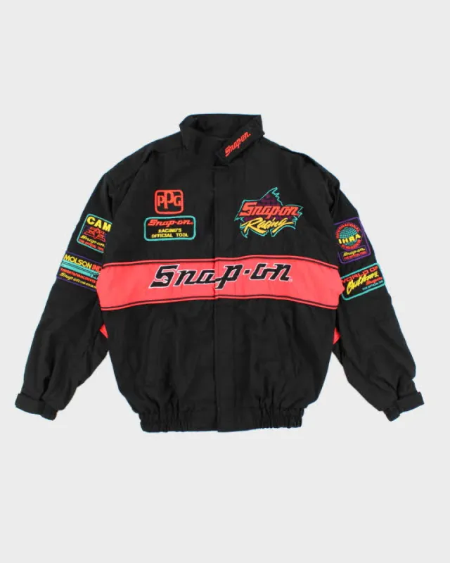 Vintage 90s Snap On Oversized Racing Jacket - M | Parallel