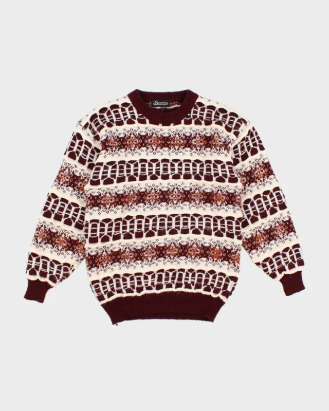 Chunky Textured Knit Jumper - M sold by Rokit