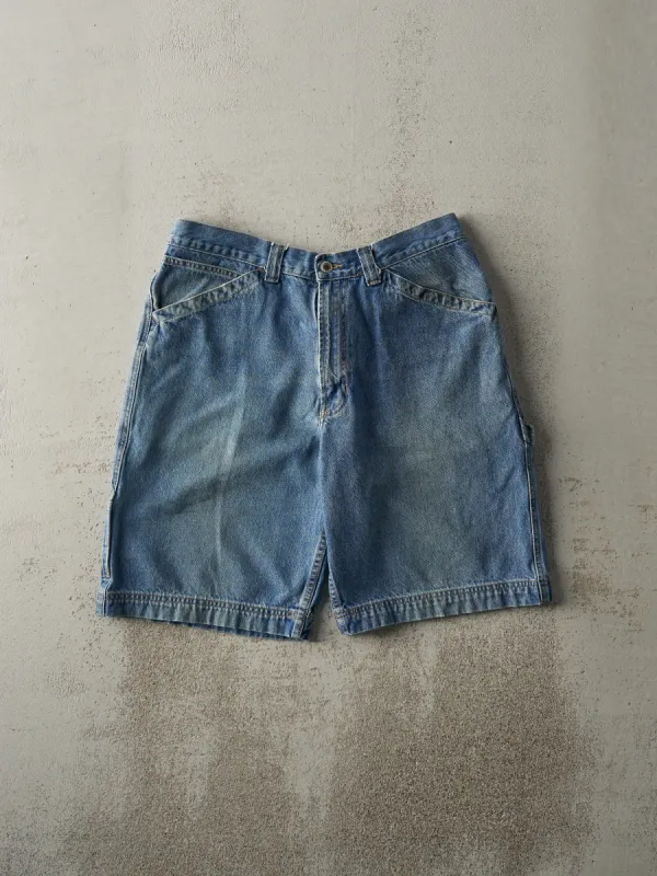 Vintage 90s Mid Wash Old Navy Carpenter Jean Shorts (33x10) sold by Rebalance Vintage