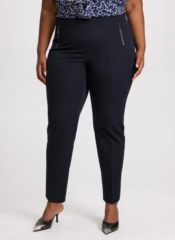 Sofia Cotton-Blend Slim-Leg Pants - Regular sold by Laura
