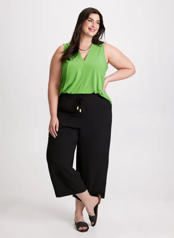 Asymmetric Tank Top & Wide Leg Capris sold by Laura